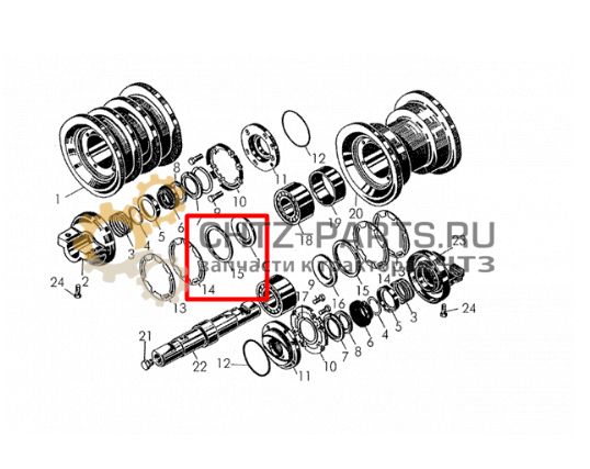 Кольцо 21442